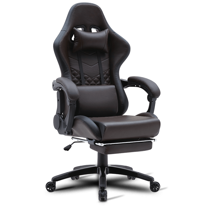 MC-6640B Регулируемое эргономичное игровое кресло с выдвижной подставкой для ног