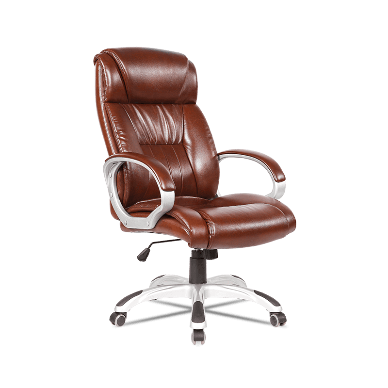 MC-7106 Вращающееся рабочее кресло Executive из искусственной кожи с поясничной поддержкой подлокотников