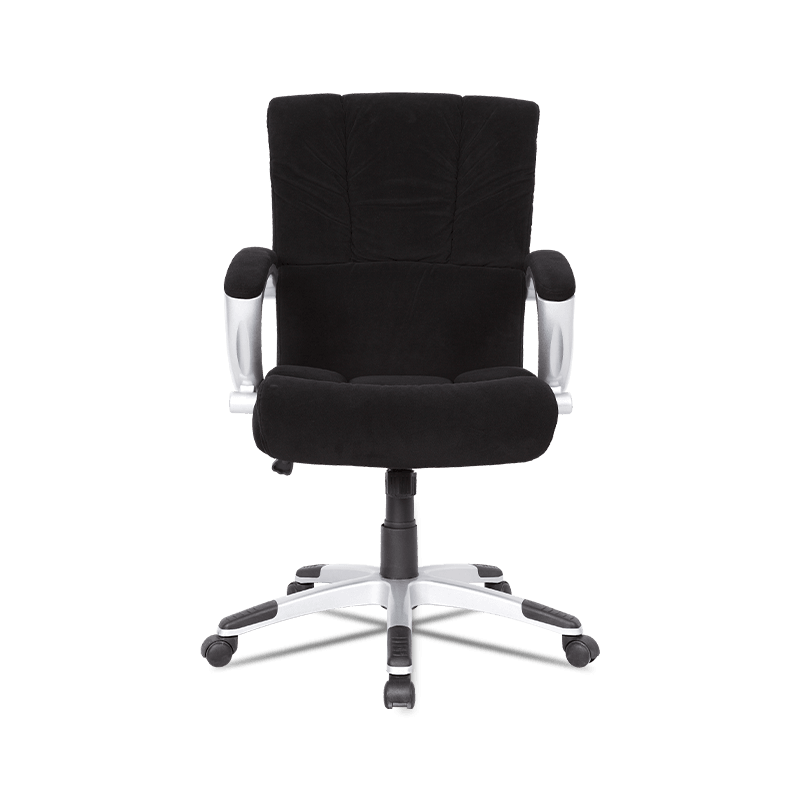 MC-7105 Офисное кресло руководителя с регулируемой высотой и средней спинкой из бархатной ткани